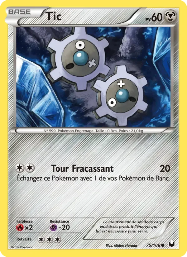 Carte Pokémon Tic — Explorateurs Obscurs