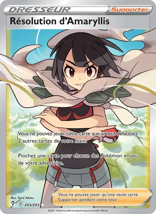 Carte Résolution d'Amaryllis