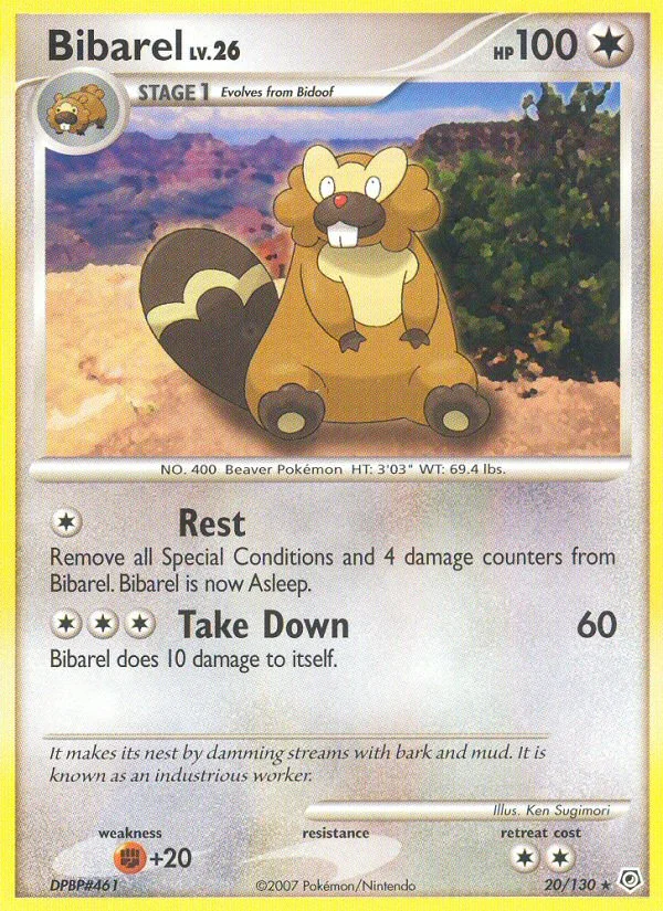 Carte Pokémon Castorno — Diamant & Perle