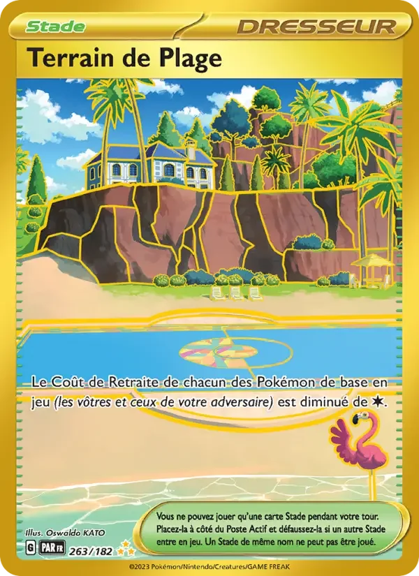 Carte Terrain de Plage