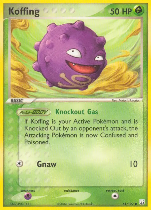 Carte Pokémon Smogo — EX Team Rocket Returns