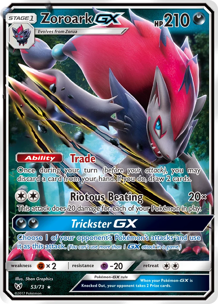 Carte Zoroark GX