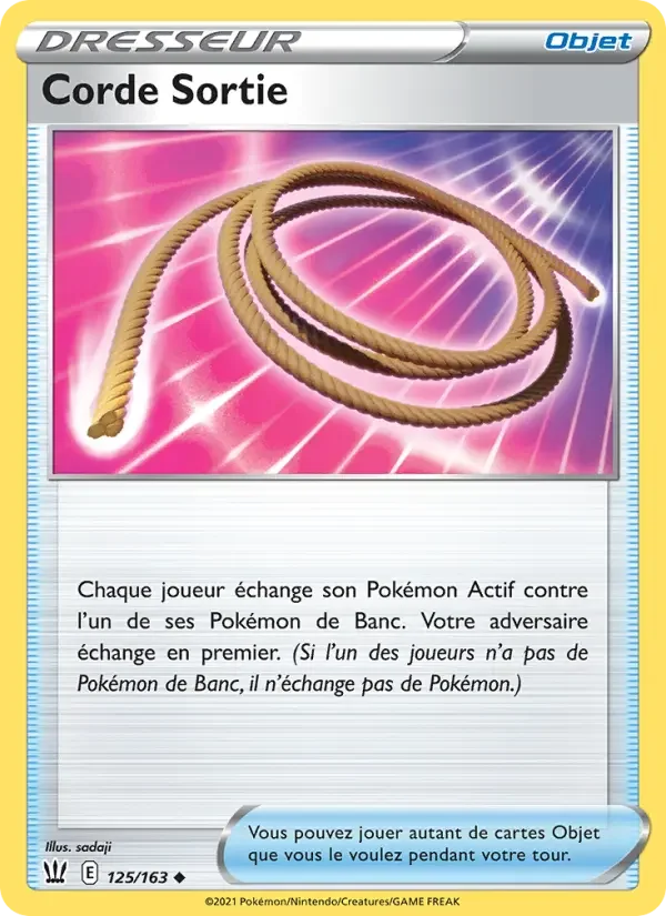 Carte Corde Sortie