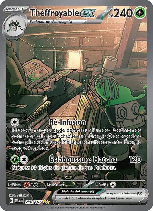 Carte Pokémon Théffroyable-ex — Mascarade Crépusculaire