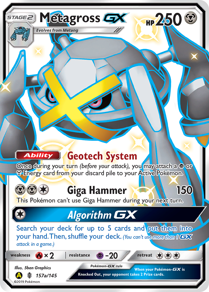 Carte Pokémon Metagross-GX — Gardiens Ascendants