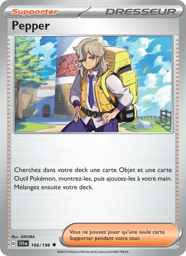 Carte Pokémon Pepper — Écarlate et Violet