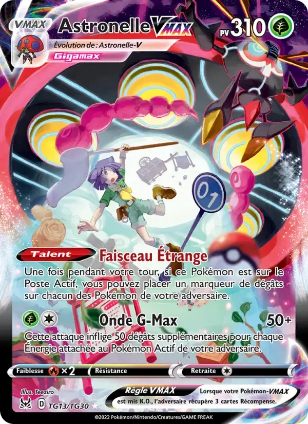 Carte Pokémon Astronelle VMAX — Origine Perdue