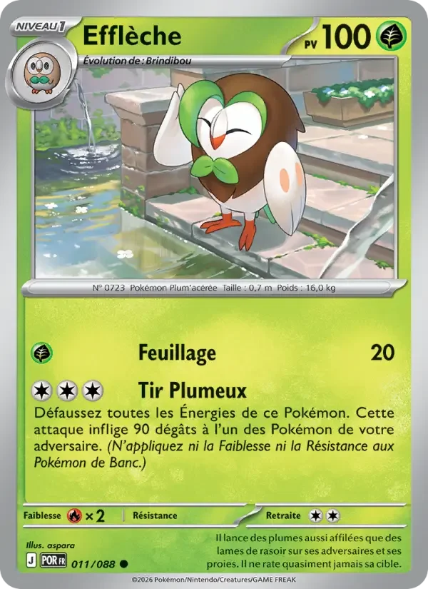 Carte Pokémon Efflèche — Équilibre Parfait