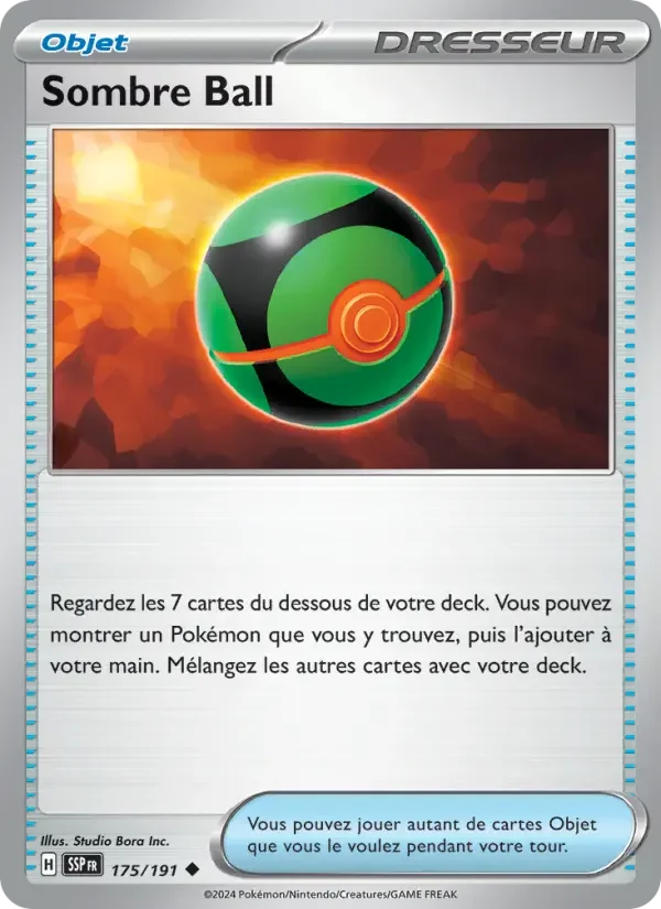 Carte Sombre Ball