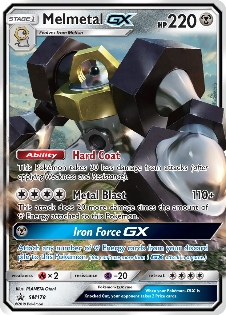 Carte Pokémon Melmetal GX — Promos Soleil et Lune