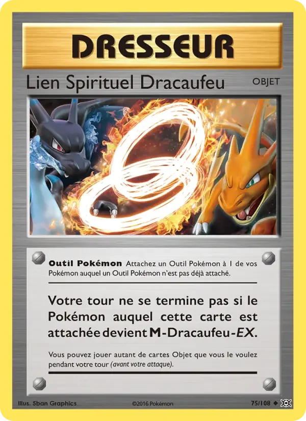 Carte Lien Spirituel Dracaufeu
