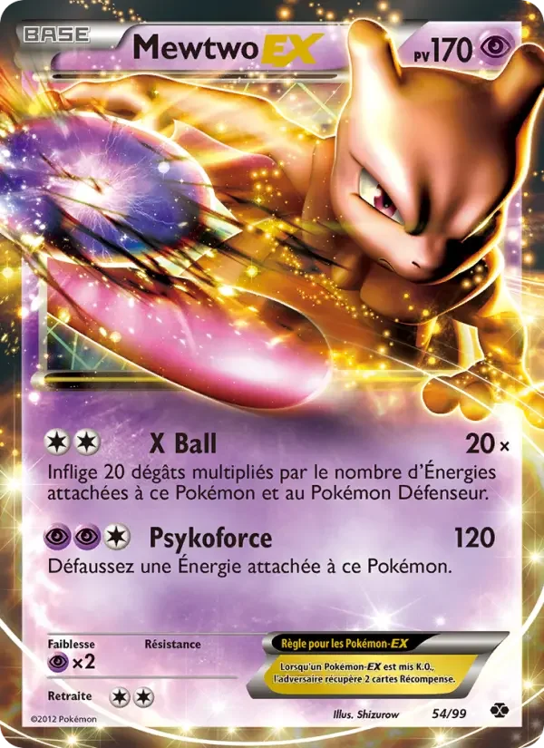 Carte Mewtwo-EX