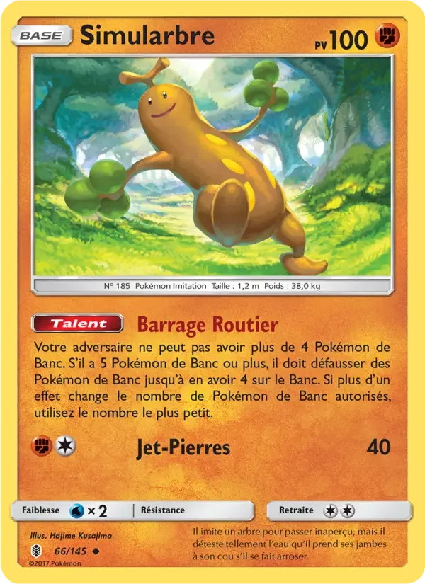 Carte Simularbre