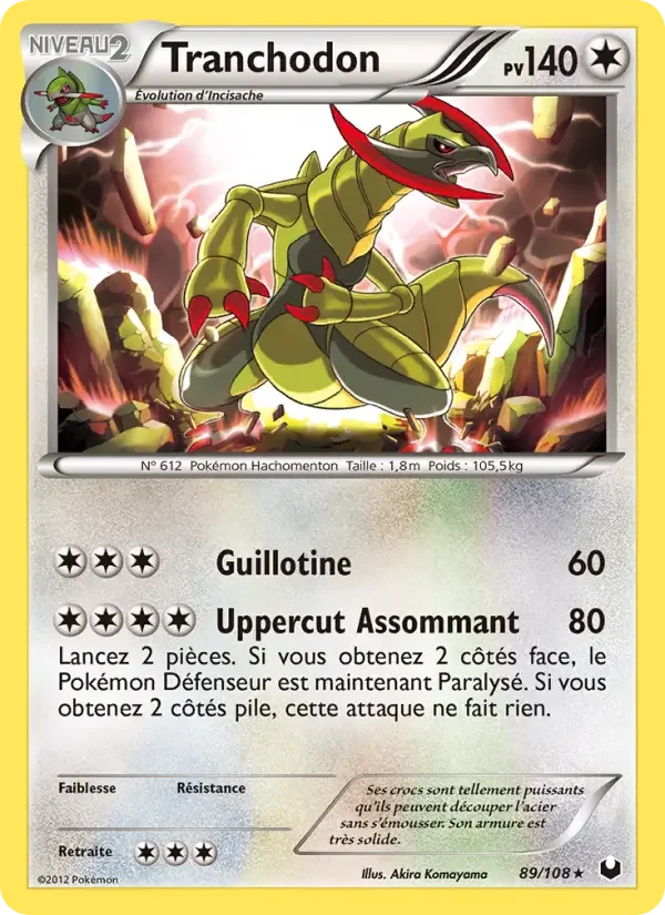 Carte Pokémon Tranchodon — Explorateurs Obscurs