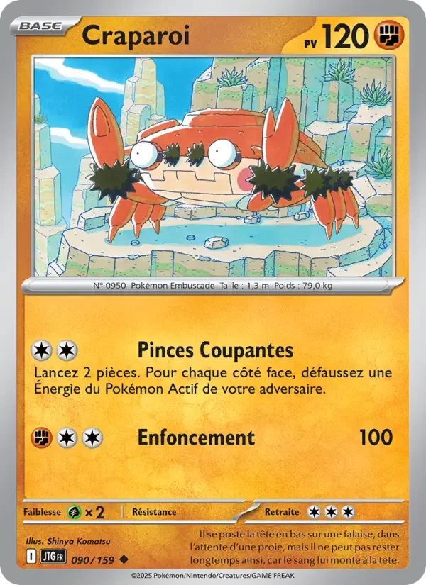 Carte Pokémon Craparoi — Aventures Ensemble