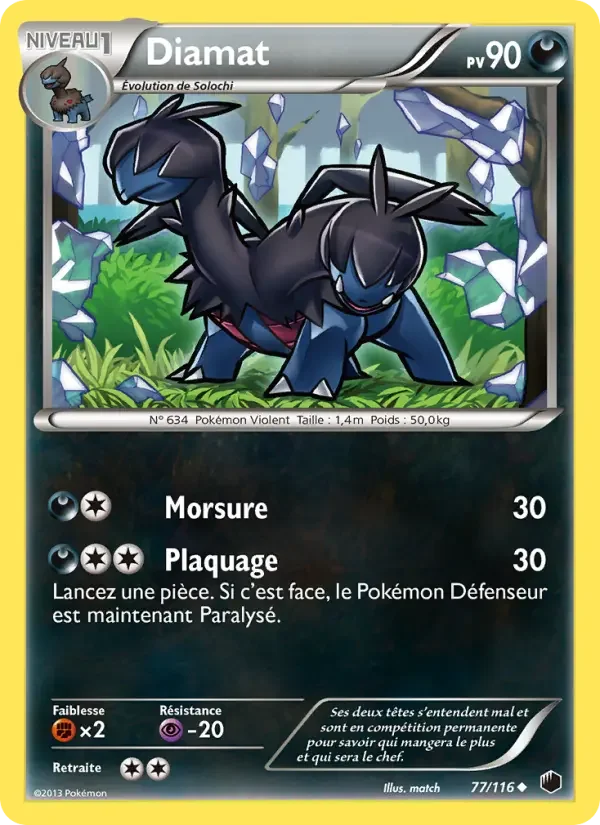 Carte Pokémon Diamat — Glaciation Plasma