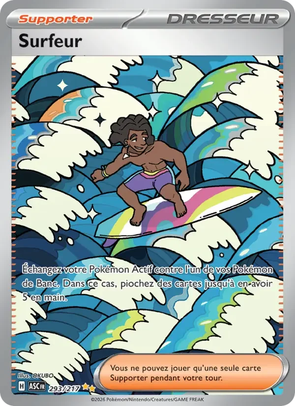 Carte Surfeur