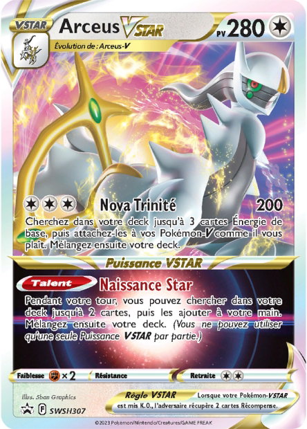 Carte Arceus VSTAR