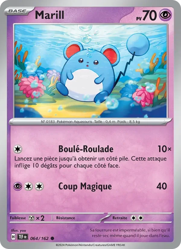 Carte Pokémon Marill — Forces Temporelles