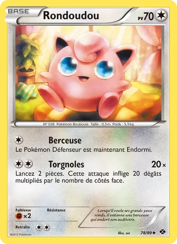Carte Pokémon Rondoudou — Destinées Futures
