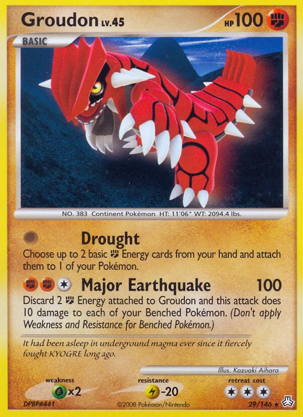 Carte Groudon