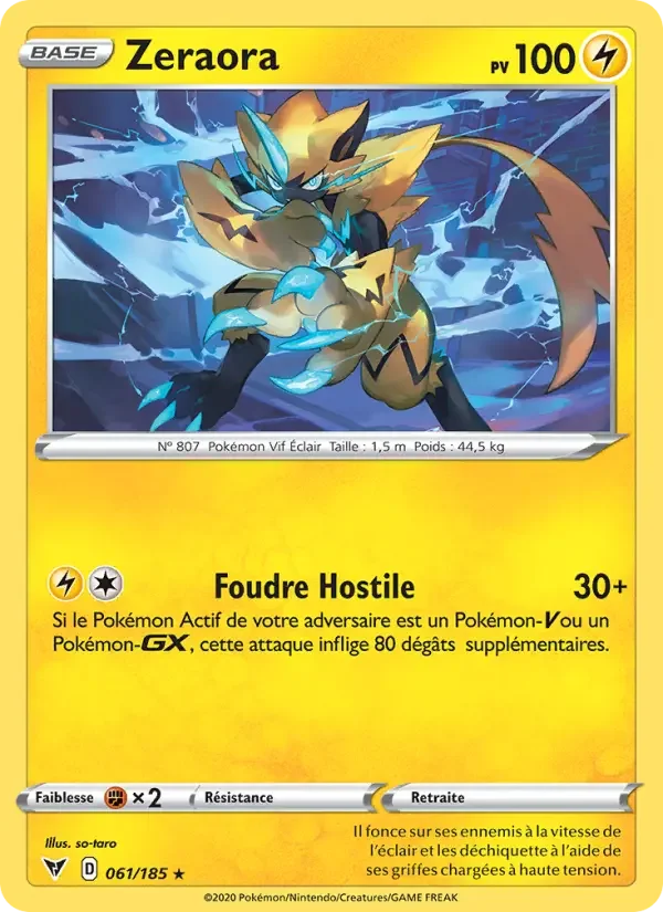 Carte Zeraora