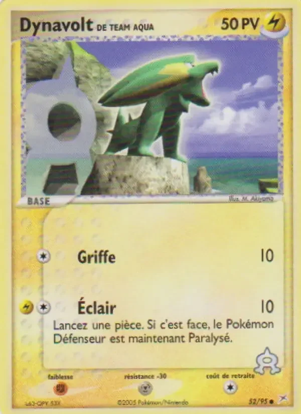 Carte Dynavolt de Team Aqua