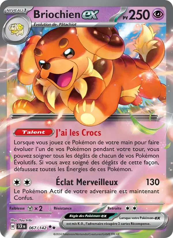 Carte Pokémon Briochien-ex — Couronne Stellaire