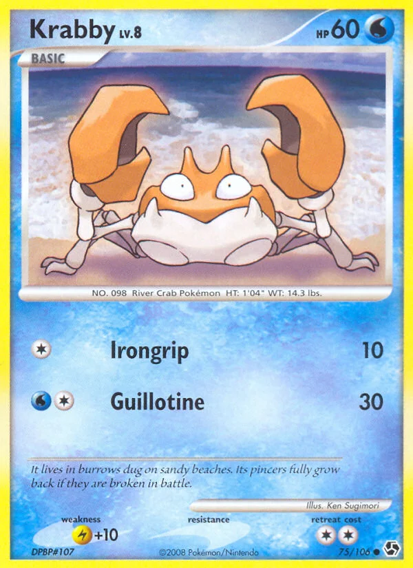 Carte Pokémon Krabby — Grands Envols