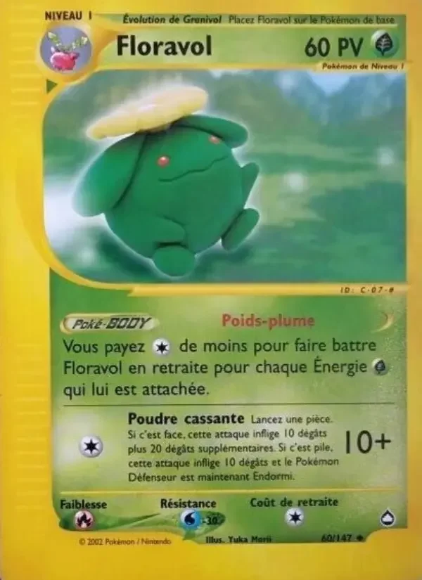 Carte Pokémon Floravol — Aquapolis