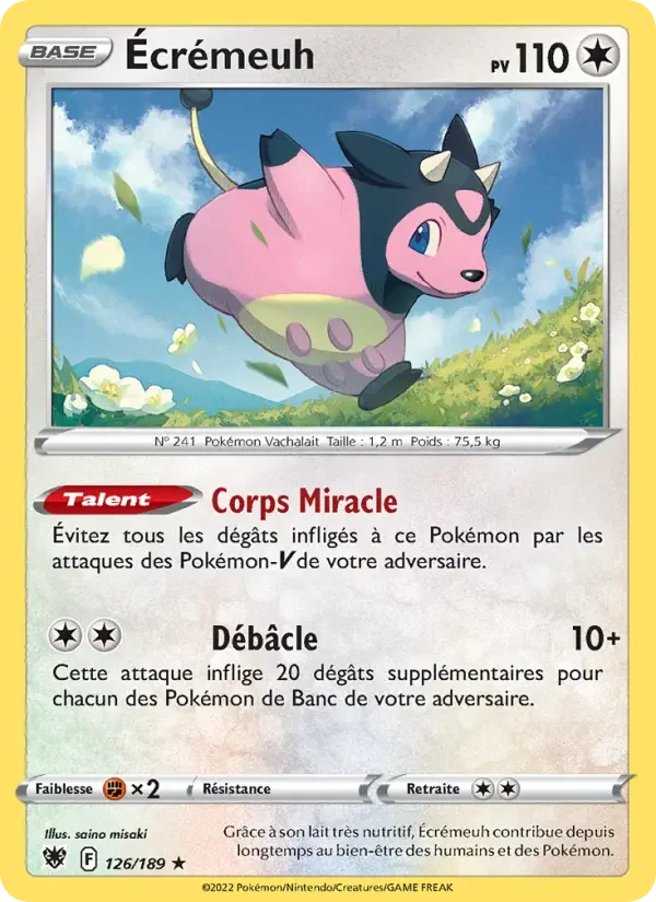 Carte Écrémeuh
