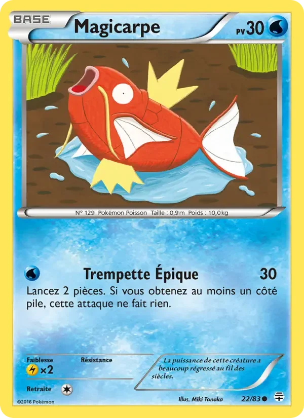 Carte Pokémon Magicarpe — Générations