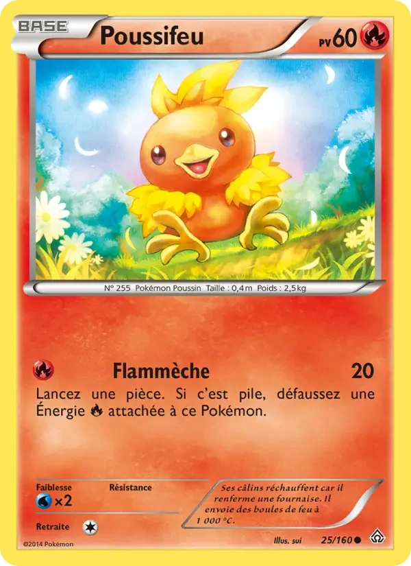 Carte Pokémon Poussifeu — Primo-Choc