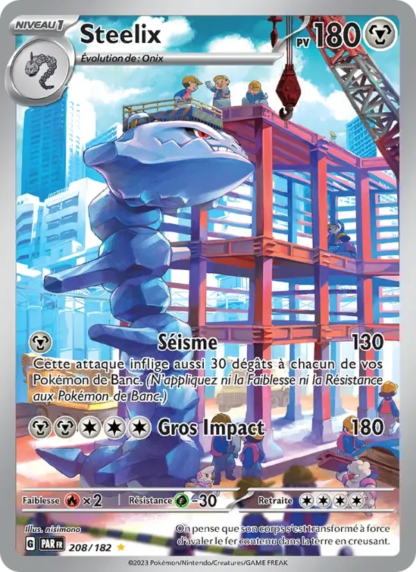 Carte Pokémon Steelix — Faille Paradoxe