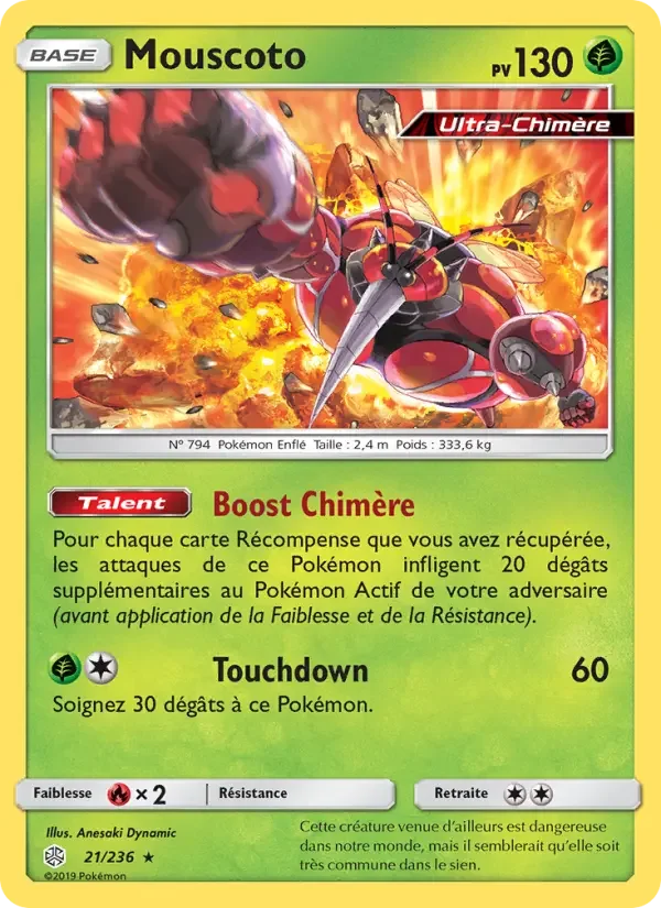 Carte Pokémon Mouscoto — Éclipse Cosmique