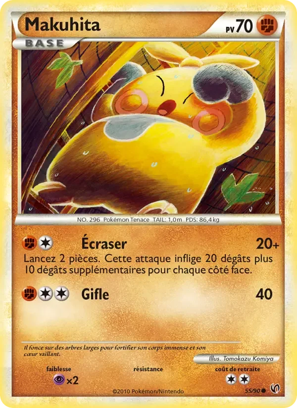 Carte Pokémon Makuhita — Indomptable