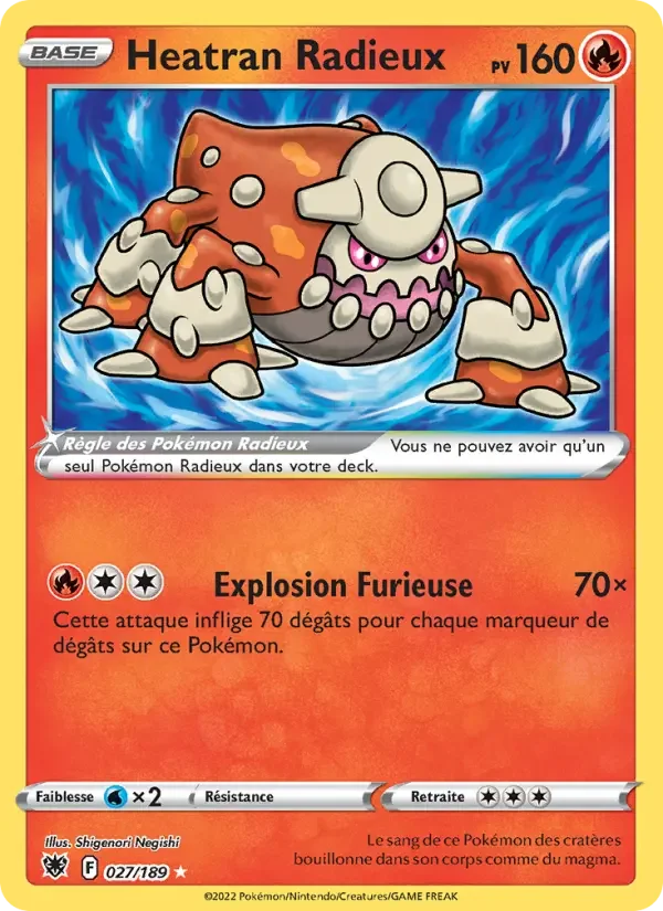 Carte Heatran Radieux