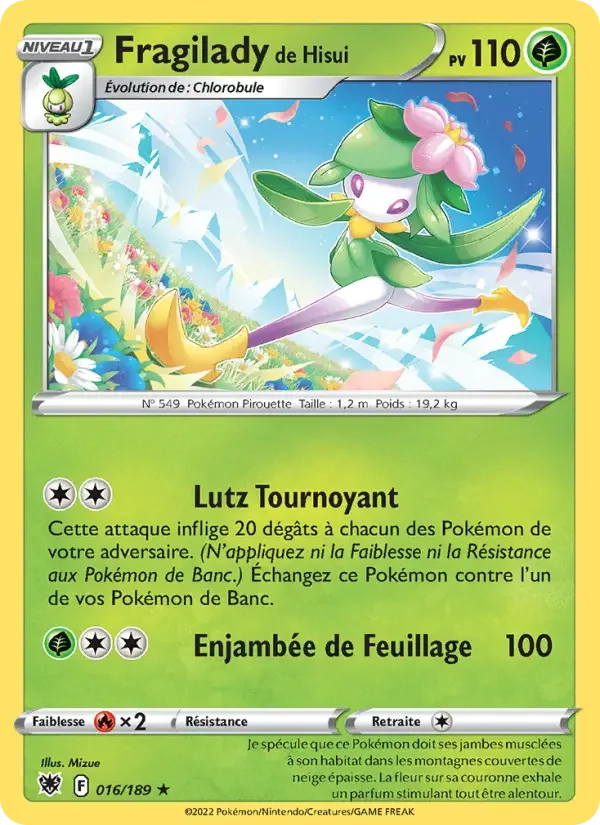 Carte Pokémon Fragilady de Hisui — Astres Radieux