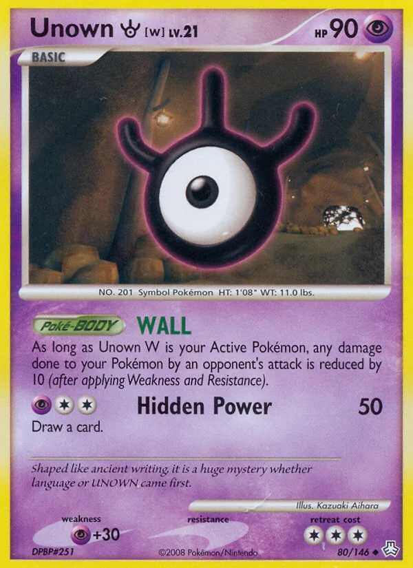 Carte Pokémon Zarbi W — Éveil des Légendes
