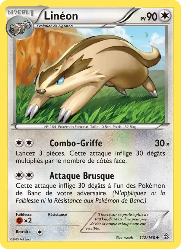 Carte Pokémon Linéon — Primo-Choc