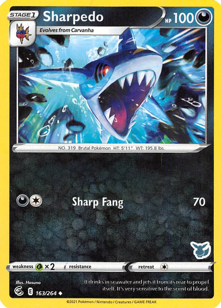 Carte Pokémon Sharpedo — Poing de Fusion