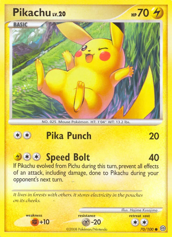 Carte Pikachu