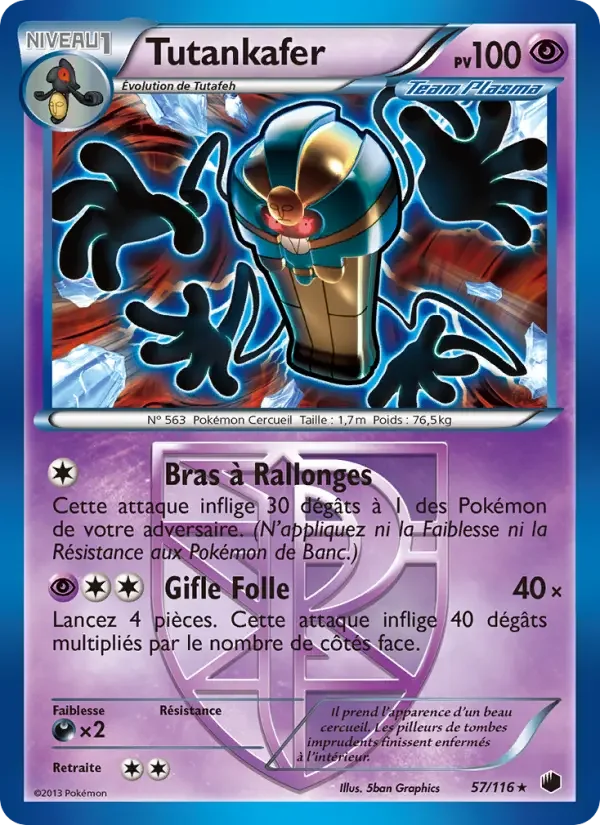 Carte Pokémon Tutankafer — Glaciation Plasma