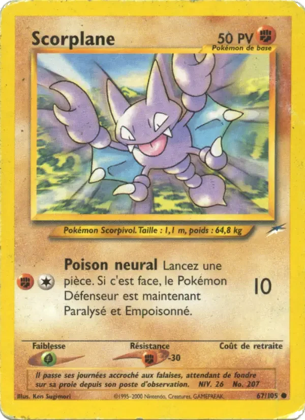 Carte Pokémon Scorplane — Neo Destiny