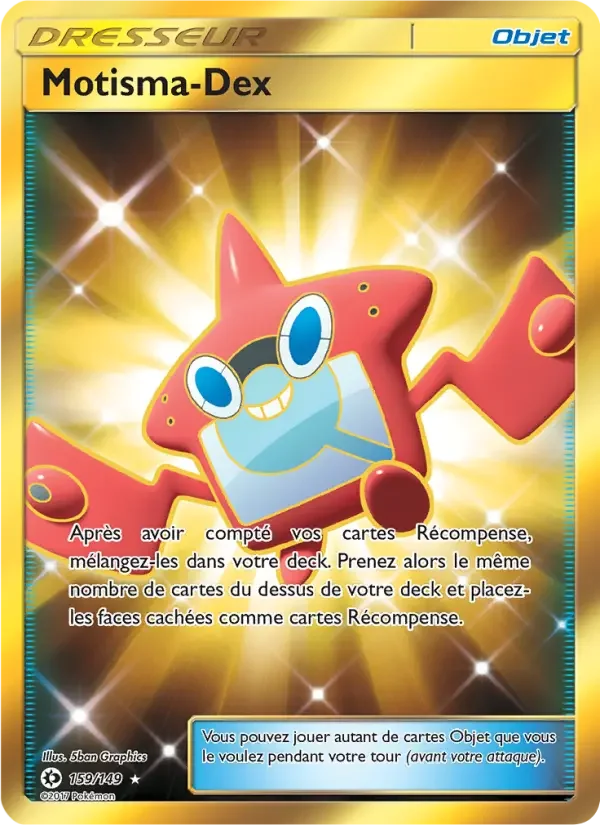 Carte Pokémon Motisma-Dex — Soleil et Lune