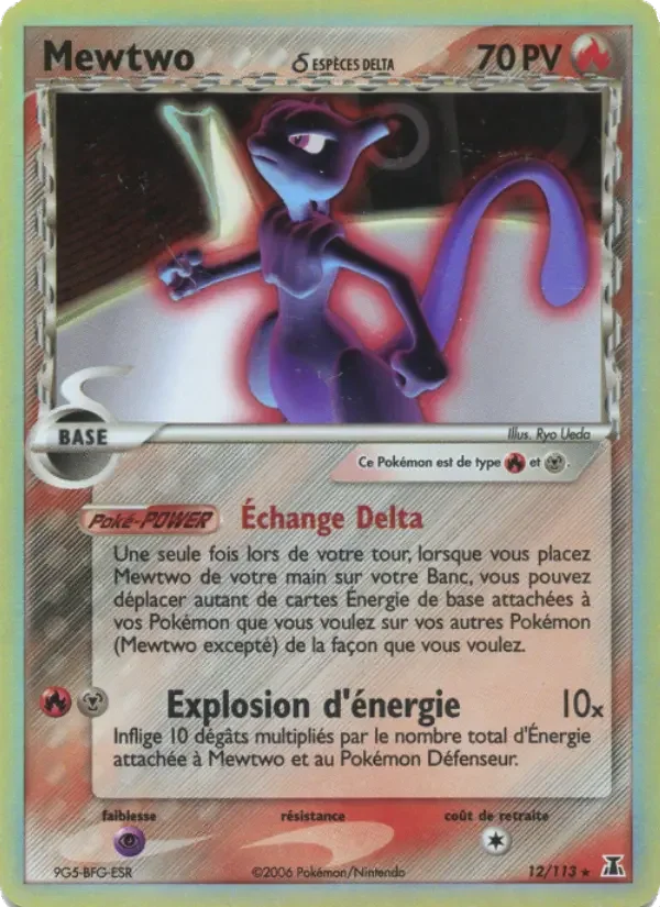 Carte Mewtwo δ