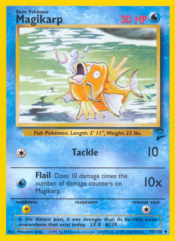 Carte Pokémon Magicarpe — Base Set 2