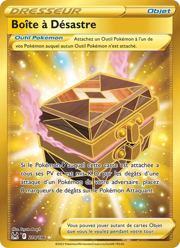 Carte Pokémon Boîte à Désastre — Origine Perdue
