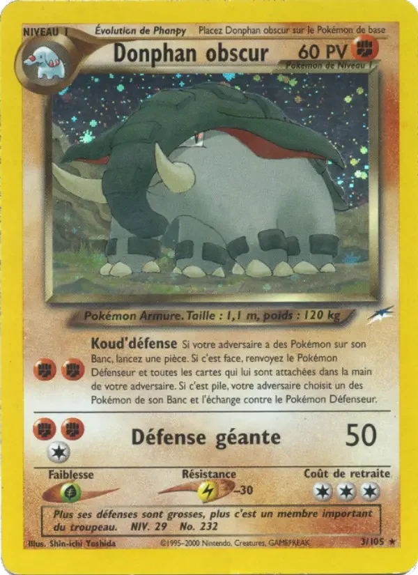 Carte Donphan obscur