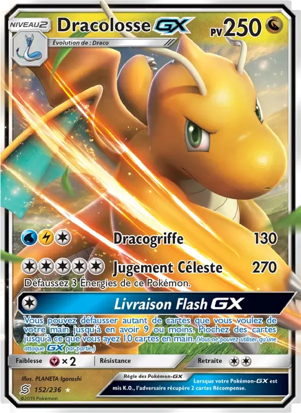 Carte Pokémon Dracolosse GX — Harmonie des Esprits